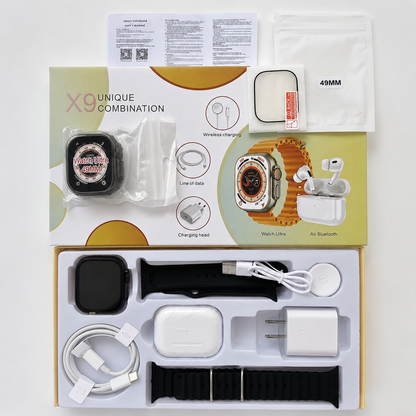 🚨GLUCOWATCH~ RELOJ INTELIGENTE S10 ULTRA 3 + AIRPODS PRO 3RA GENERACIÓN Y 2 CORREAS EXTRA TODO EN 1 🎉🔝FULL AMOLED 2026⌚🔋 𝗖𝗔𝗥𝗚𝗔 𝗜𝗡𝗔𝗟𝗔𝗠𝗕𝗥𝗜𝗖𝗔