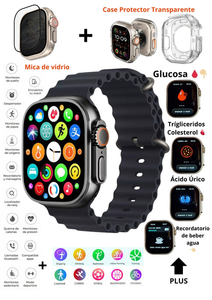 🎉 SMARTWATCH S10 X10 ULTRA 3 🎉🔝FULL AMOLED 2026⌚🔋 𝗖𝗔𝗥𝗚𝗔 𝗜𝗡𝗔𝗟𝗔𝗠𝗕𝗥𝗜𝗖𝗔 🎁 Accesorios completos Mica y Case
